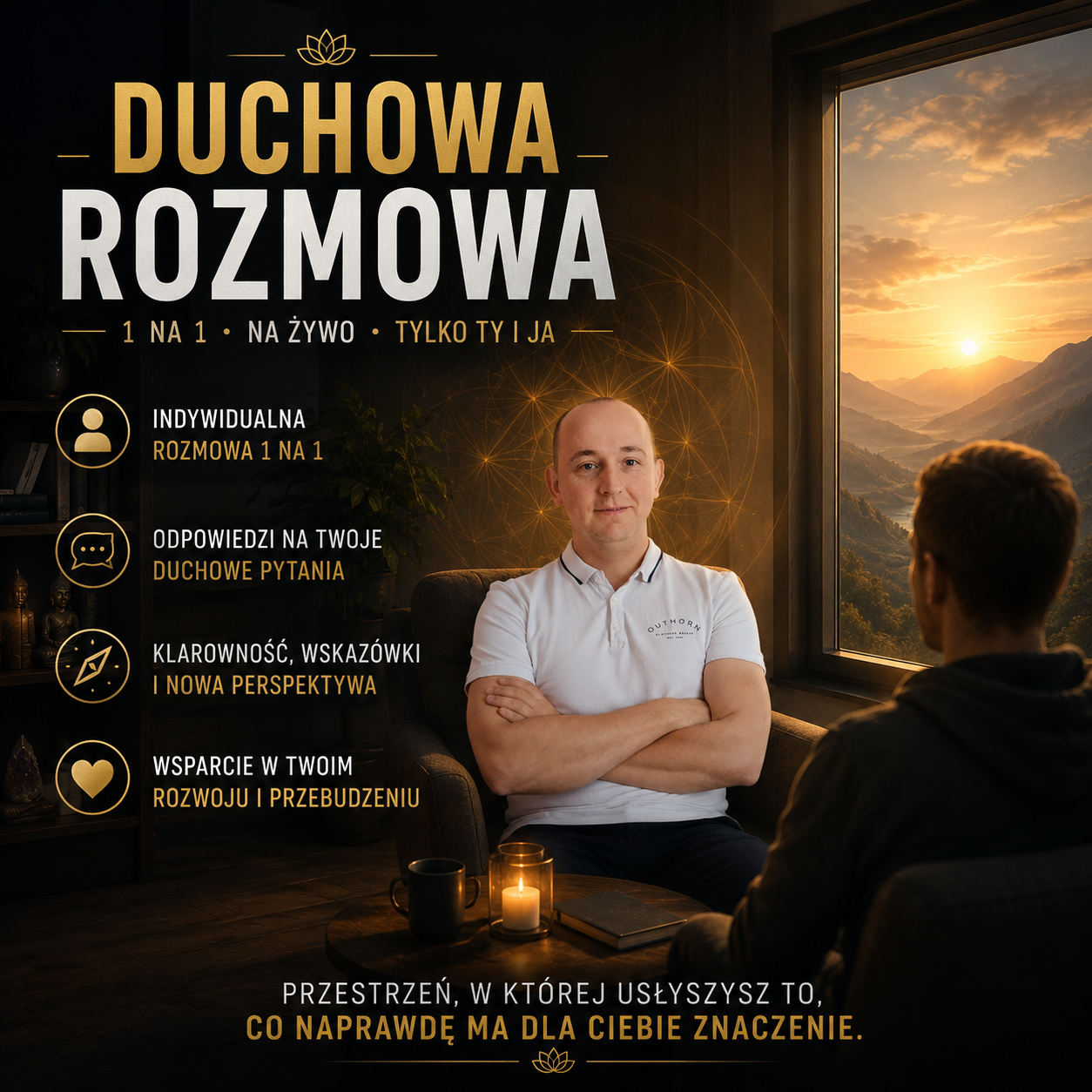 Duchowa rozmowa - porusz nurtujące Cię tematy i znajdź odpowiedzi na Twoje pytania - Konsultacja 1:1